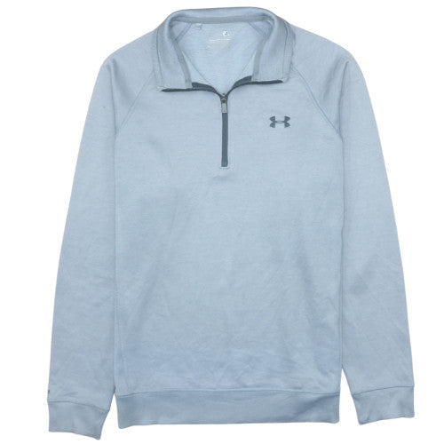 Under Armour Men's Blue 1/4 Zip Fleece Sweatshirt Size M