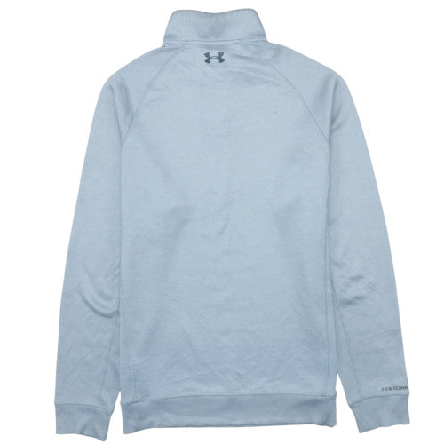 Under Armour Men's Blue 1/4 Zip Fleece Sweatshirt Size M