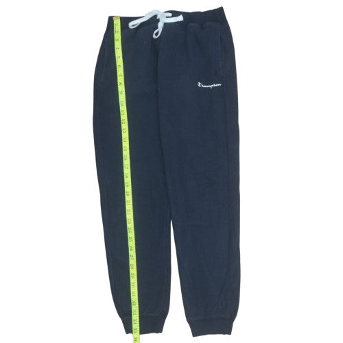 Champion Men's Navy Sweatpants Size S Cotton Blend Jogger Style