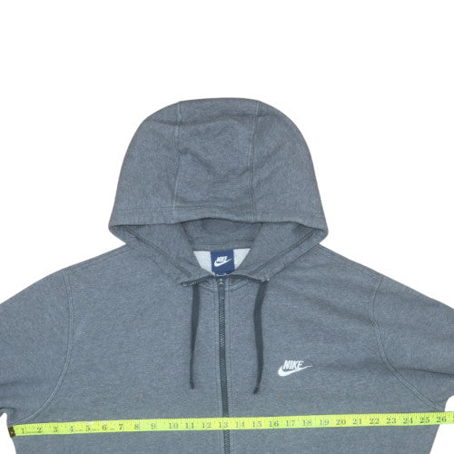 Nike Men's Grey Full Zip Hoodie XL Fleece Sweatshirt