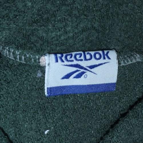Reebok Men's Green Pullover Sweatshirt S Crew Neck Retro Athletic