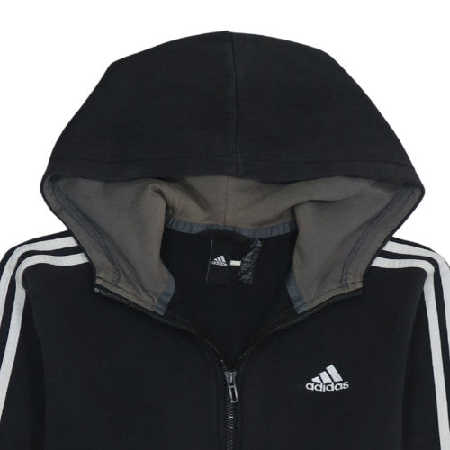 Adidas Men's Black Full Zip Hoodie Small Sports Fleece Jacket