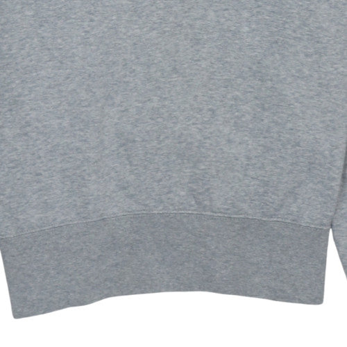 Nike Women Grey XS Pullover Hoodie Cotton Blend Logo Sportswear