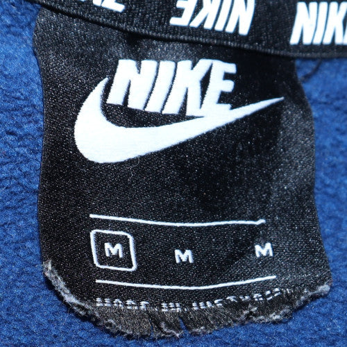 Nike Men's Blue Graphic Logo Pullover Sweatshirt Size M