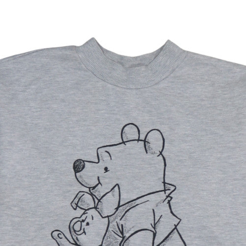 George Women Grey Winnie the Pooh Pullover Sweatshirt Size 12