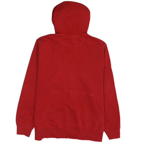 Nike Men's Red XL Full Zip Hoodie Sweatshirt with Logo