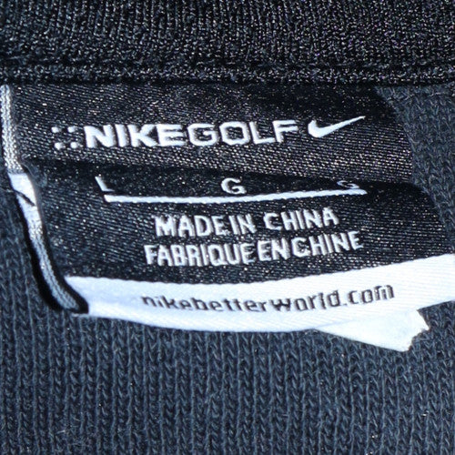 Nike Men’s Black Golf 1/4 Zip Pullover Sweatshirt Size L