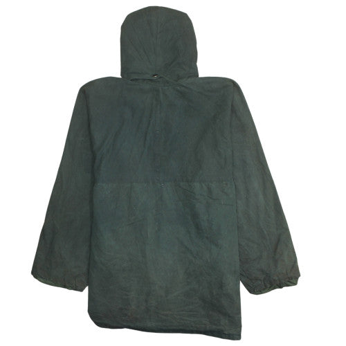 Country & Leisure Wear Mens Green XL Waxed Hooded Coat