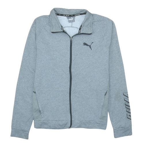 Puma Men's Grey Full Zip Track Jacket Size M Regular Fit