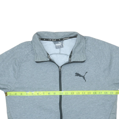 Puma Men's Grey Full Zip Track Jacket Size M Regular Fit