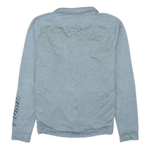 Puma Men's Grey Full Zip Track Jacket Size M Regular Fit