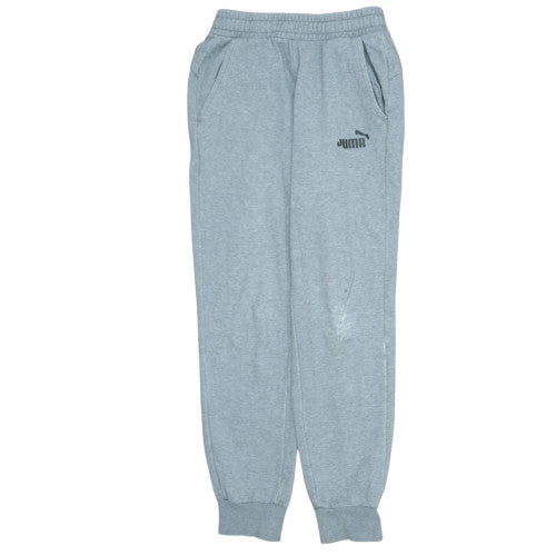 Puma Men's Grey Small Fleece Sweatpants Elastic Waist