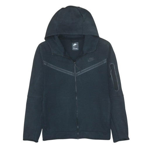 Nike Men's Black L Full Zip Hooded Sports Fleece Hoodie