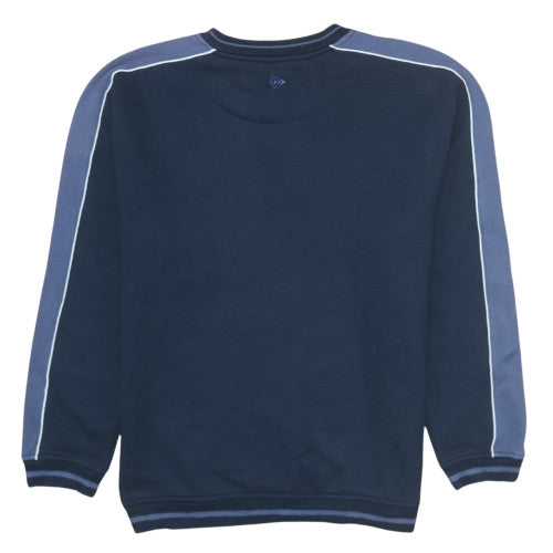 Dunlop Men's Blue XL Pullover Sweatshirt Crew Neck Sports Top