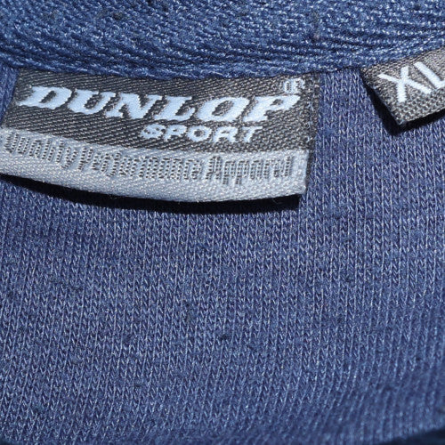 Dunlop Men's Blue XL Pullover Sweatshirt Crew Neck Sports Top