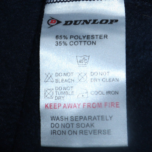 Dunlop Men's Blue XL Pullover Sweatshirt Crew Neck Sports Top
