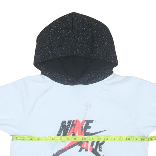 Nike Boys White Air Jordan Pullover Hoodie 12-13 Years Graphic Fleece