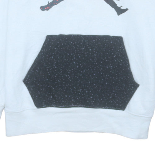 Nike Boys White Air Jordan Pullover Hoodie 12-13 Years Graphic Fleece