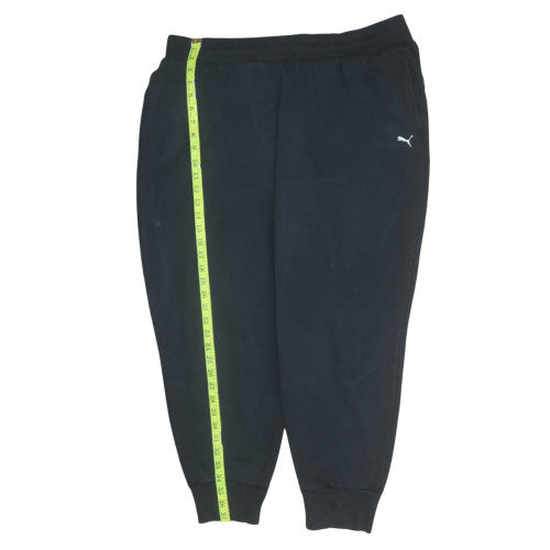 Puma Men’s Black Fleece Sweatpants 2XL Regular Fit Casual Sportswear