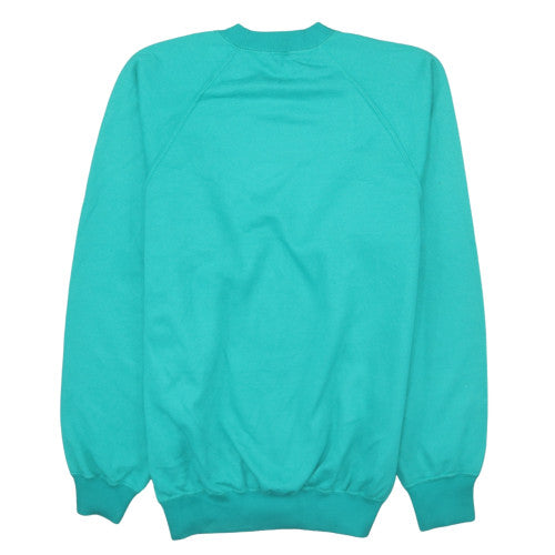 G Tani Womens Teal Graphic Pullover Sweatshirt XL Casual