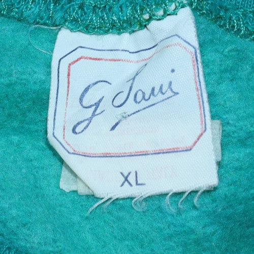 G Tani Womens Teal Graphic Pullover Sweatshirt XL Casual