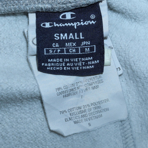 Champion Womens Grey Small Jogger Sweatpants 79% Cotton Blend