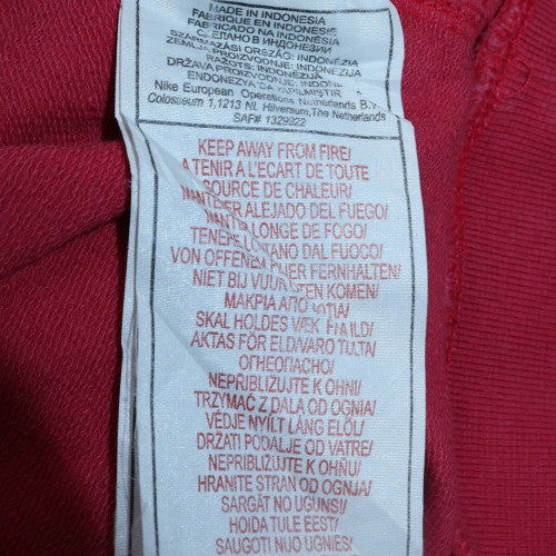 Nike Air Women's Pink Full Zip Hoodie Size M 10/12 Cotton Blend