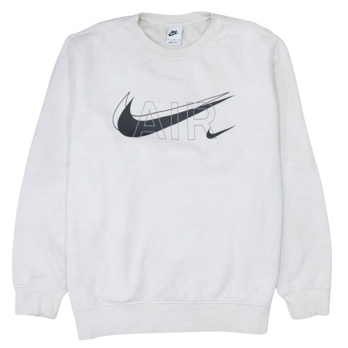 Nike Women’s White AIR Logo Crew Neck Sweatshirt XL