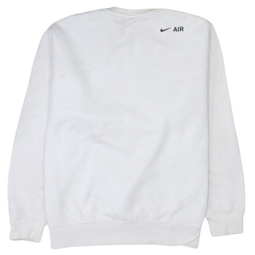 Nike Women’s White AIR Logo Crew Neck Sweatshirt XL