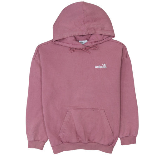 Adidas Women’s Pink Pullover Hoodie Size 8 Cotton Blend Casual
