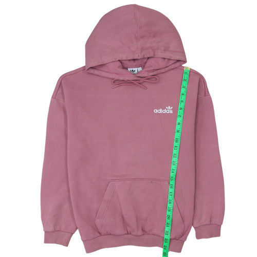 Adidas Women’s Pink Pullover Hoodie Size 8 Cotton Blend Casual