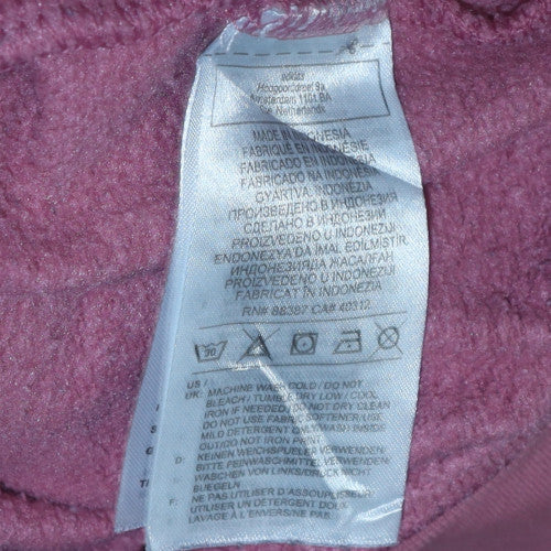 Adidas Women’s Pink Pullover Hoodie Size 8 Cotton Blend Casual