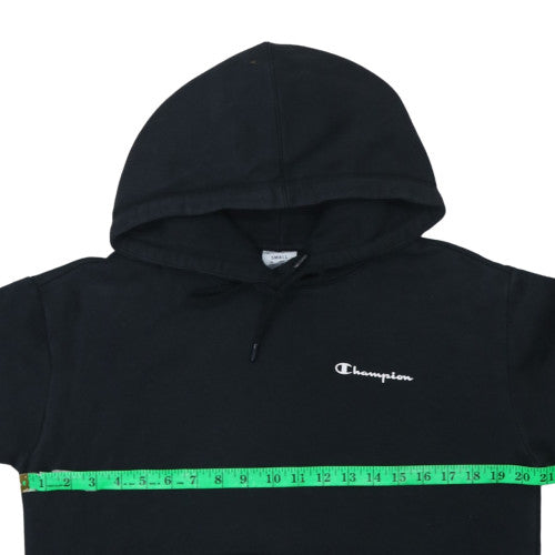 Champion Women's Black Small Pullover Hoodie Cotton Blend