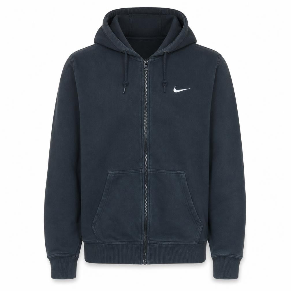 Nike Men's Black Full Zip Fleece Hoodie Size M