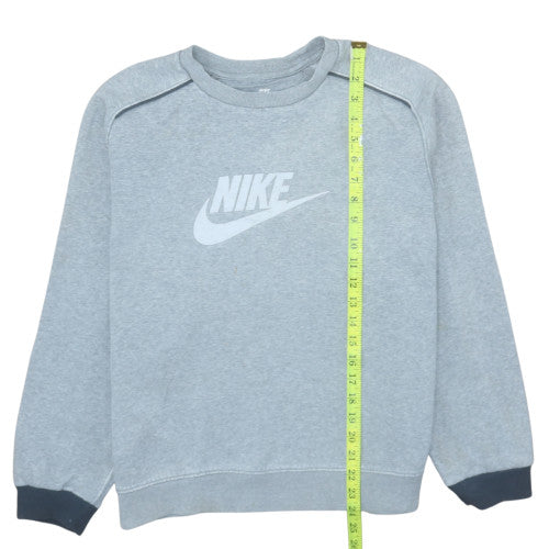 Nike Women’s Grey Crew Neck Pullover Sweatshirt M