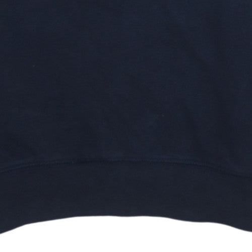 Fila Men's Blue Pullover Sweatshirt M Crew Neck Logo Sportswear