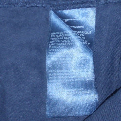 Tommy Jeans Men's Navy Blue V-Neck Regular Fit T-Shirt Size M