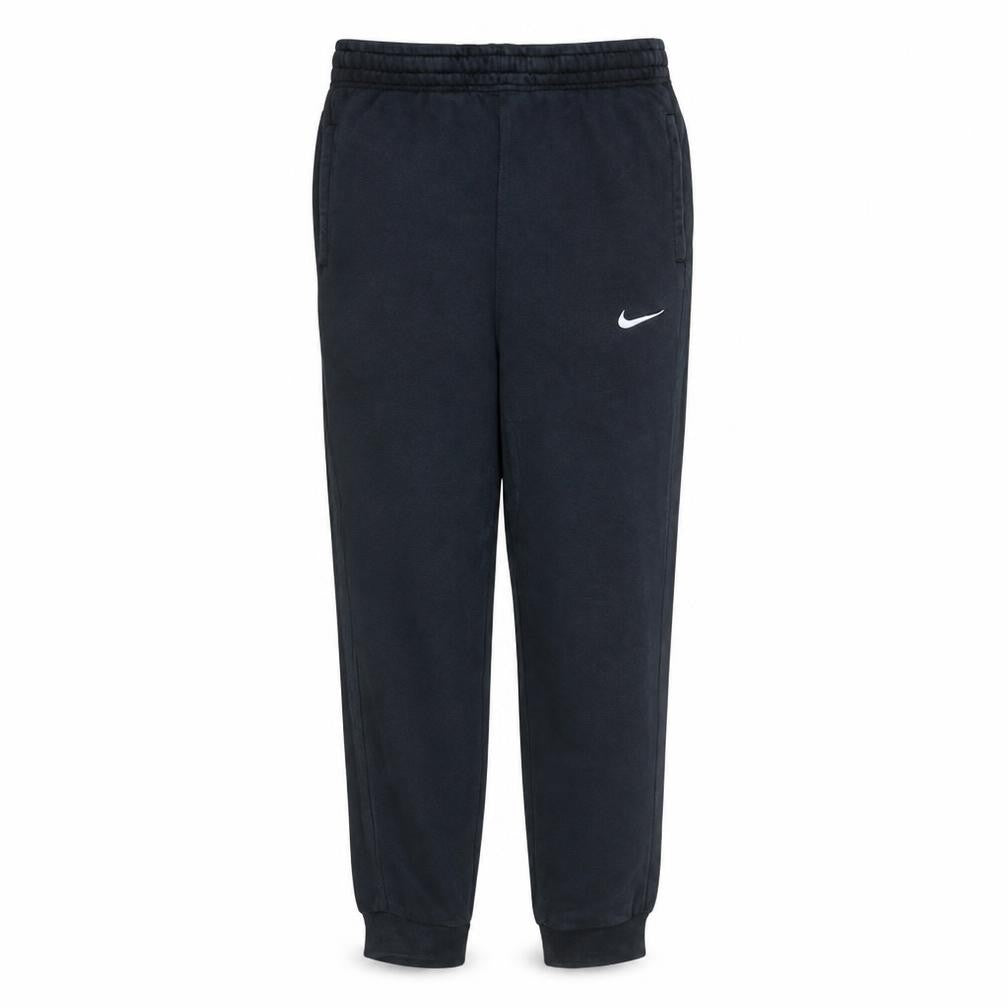 Front view of Nike Men's Black Small Jogger Fleece Activewear Trousers