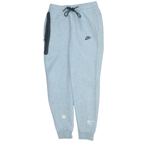 Nike Men's Grey Jogger Sweatpants M Drawstring Elastic Waist