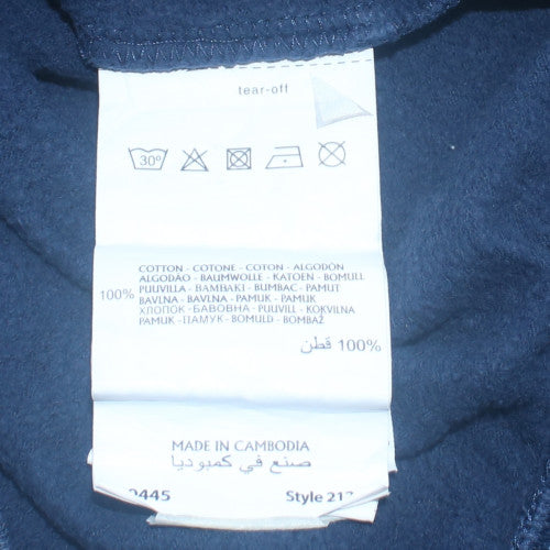 Champion Mens Blue XS Crew Neck Pullover Sweatshirt