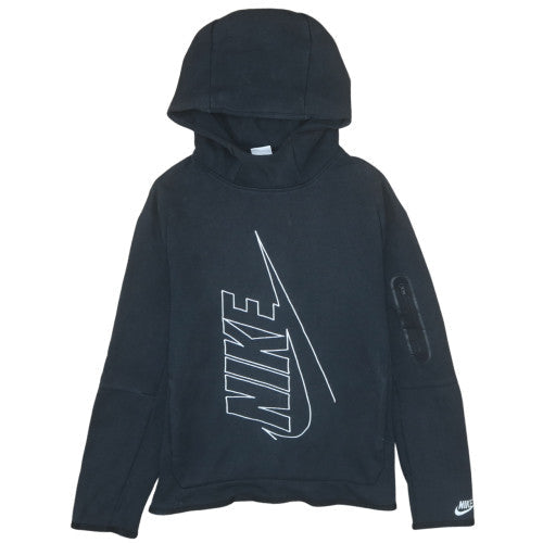 Nike Boys Black XL Pullover Hoodie Fleece Sweatshirt with Logo