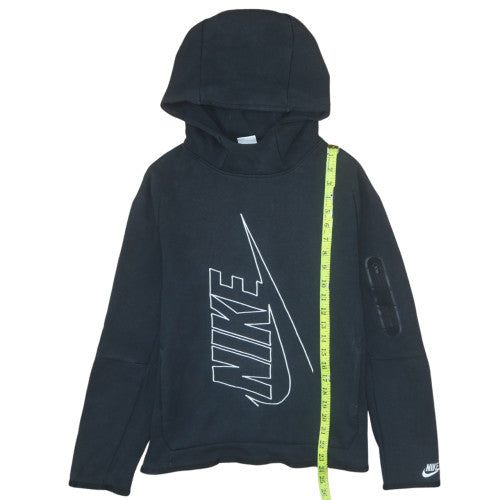 Nike Boys Black XL Pullover Hoodie Fleece Sweatshirt with Logo