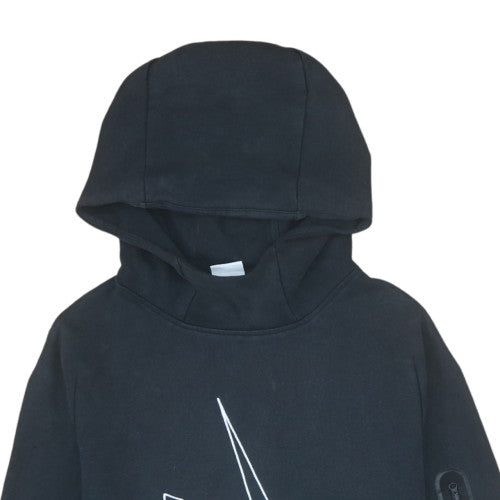 Nike Boys Black XL Pullover Hoodie Fleece Sweatshirt with Logo