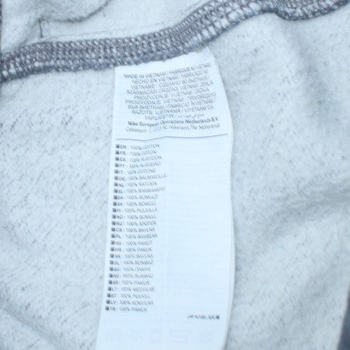 Nike Men's Grey Fleece Jogger Trousers Size M Regular Fit