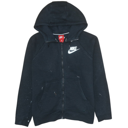 Nike Men's Black Full Zip Hoodie M Sports Fleece Sweatshirt