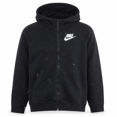 Nike Men's Black Full Zip Hoodie M Sports Fleece Sweatshirt
