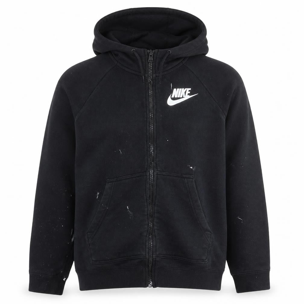 Nike Men's Black Full Zip Hoodie M Sports Fleece Sweatshirt