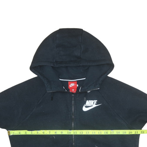 Nike Men's Black Full Zip Hoodie M Sports Fleece Sweatshirt