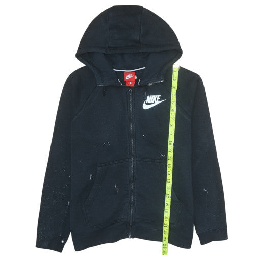 Nike Men's Black Full Zip Hoodie M Sports Fleece Sweatshirt