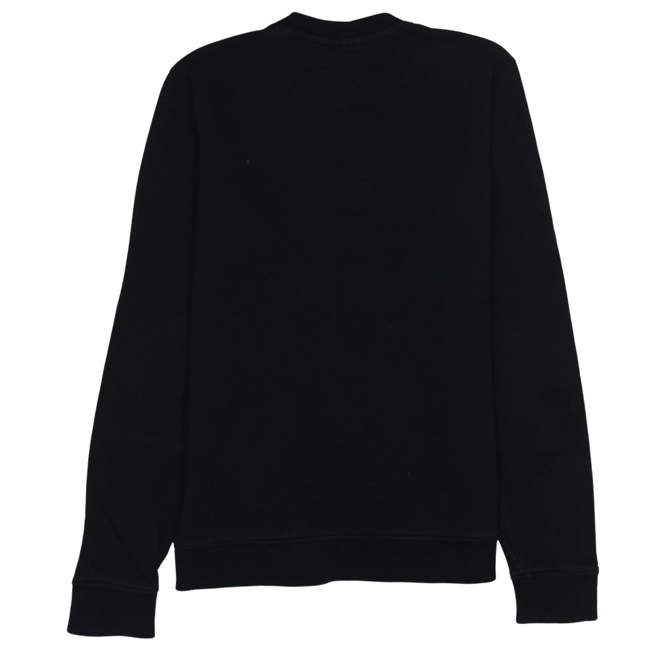 Lacoste Men's Black Crew Neck Sweatshirt Size S Embroidered Crocodile Logo